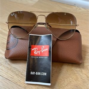 RayBan Aviator Brown Gradient RB3025